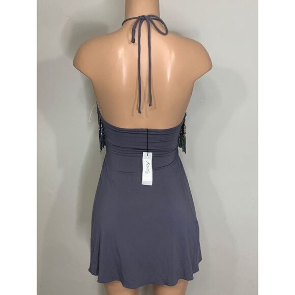 New. SKY chain mail animal print mini dress. Normally $268 - Picture 6 of 14